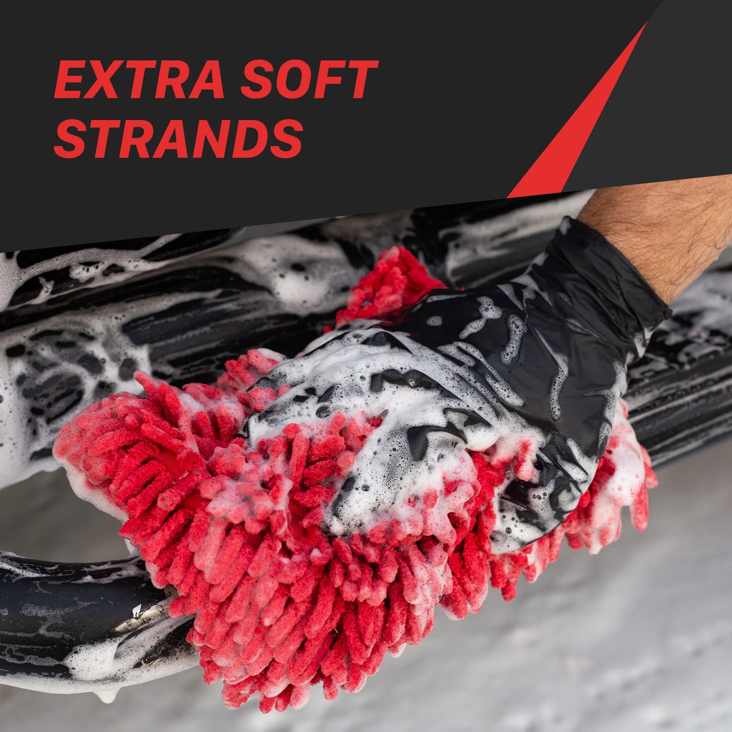 Chenille Wash Mitt, 1500 GSM