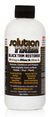 Solution Finish Black Trim Restorer 12oz