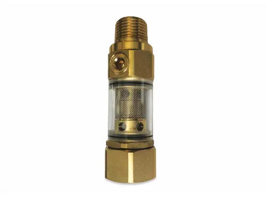 Brass Garden Hose Filter with Clear View