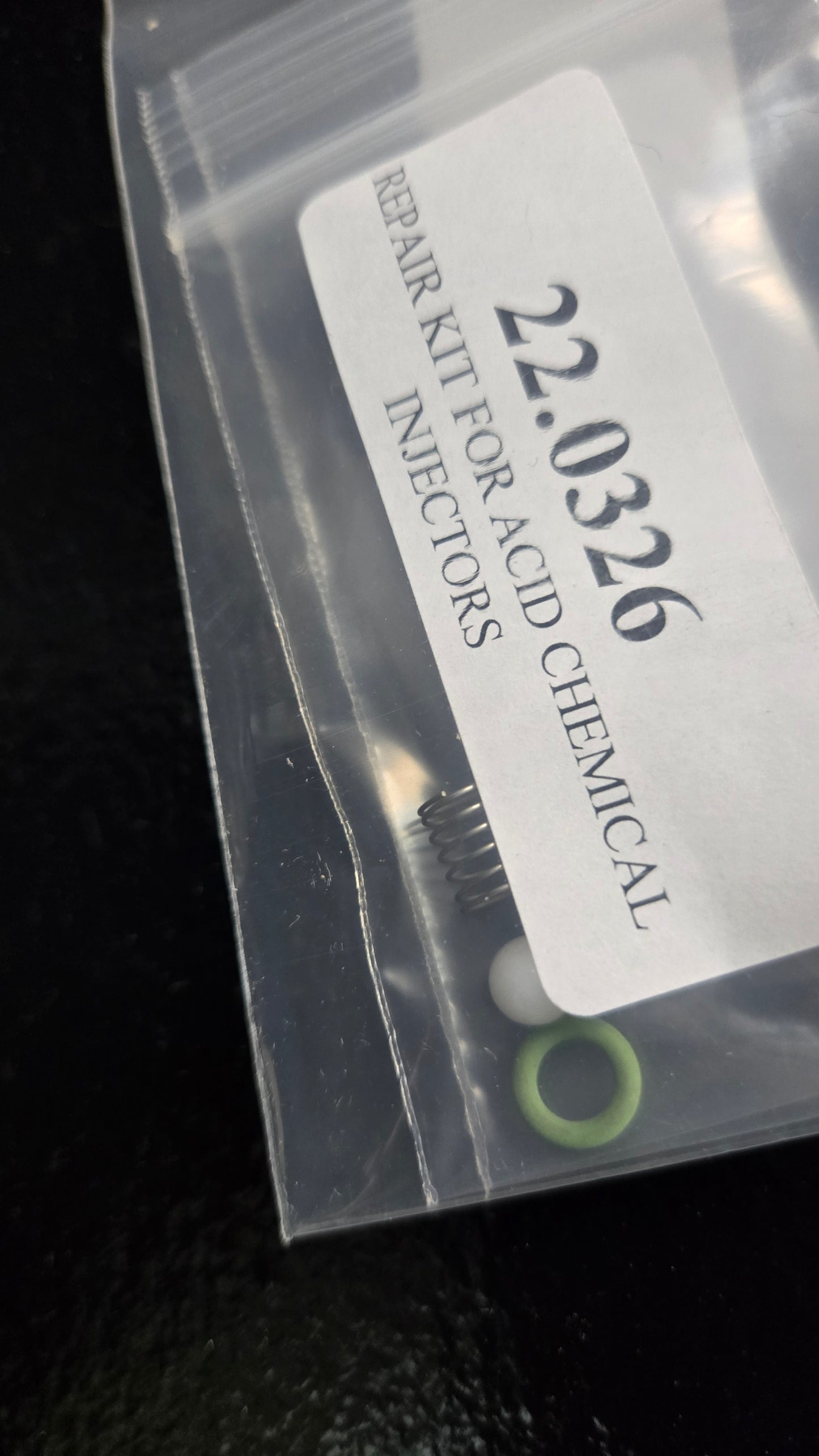 REPAIR KIT ACID CHEMICAL INJECTOR